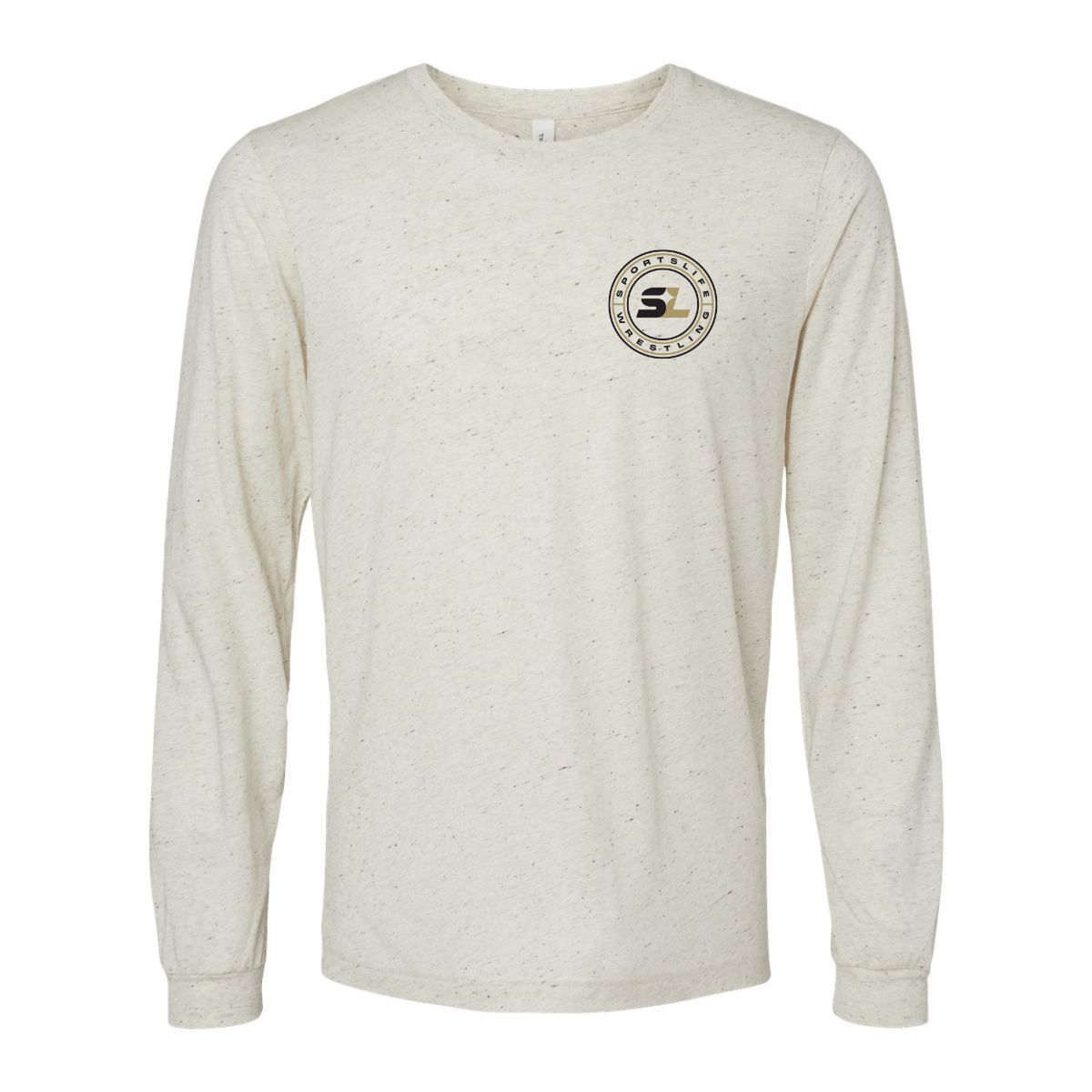 Oatmeal Triblend Long Sleeve Shirt