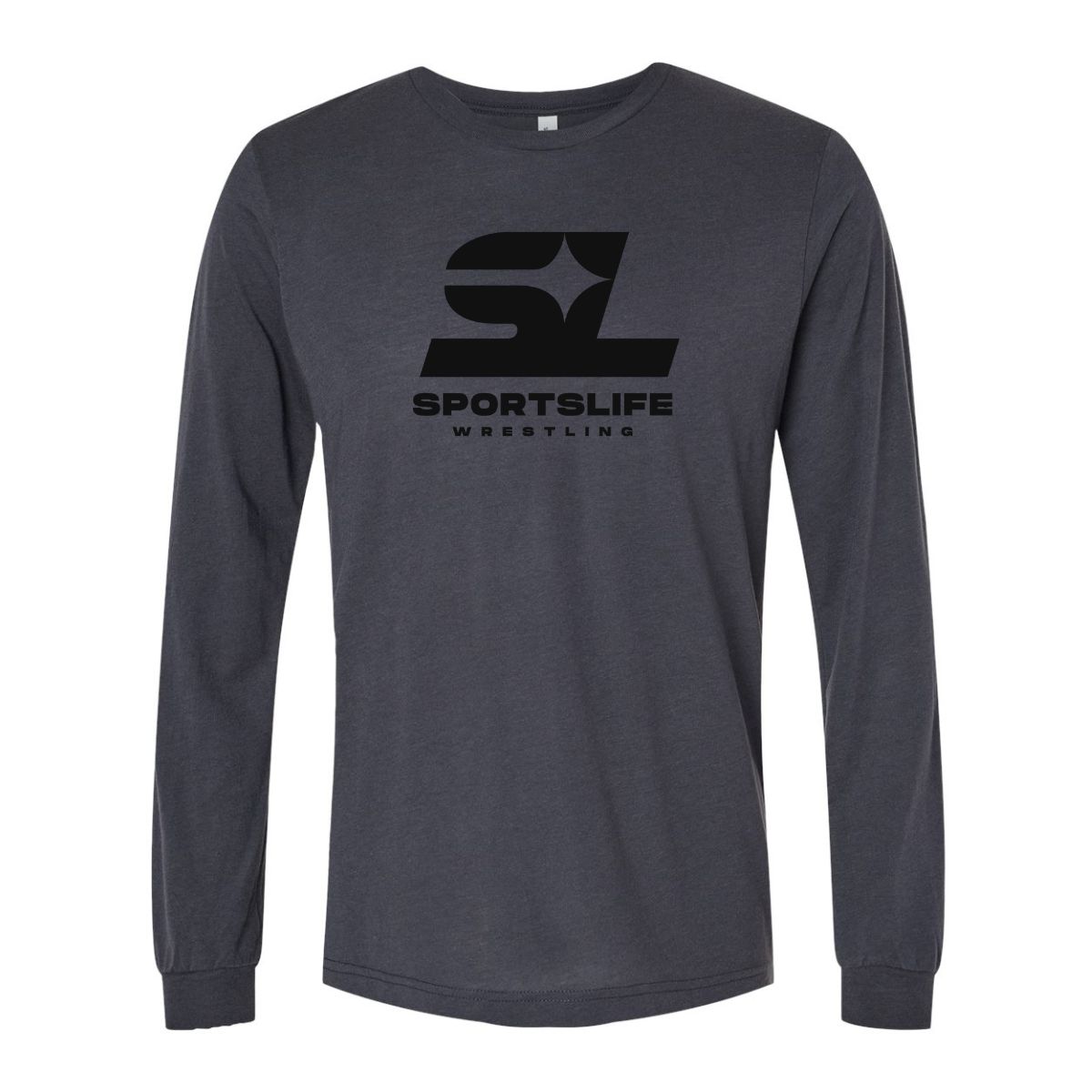 Dark Gray Triblend Long Sleeve Shirt