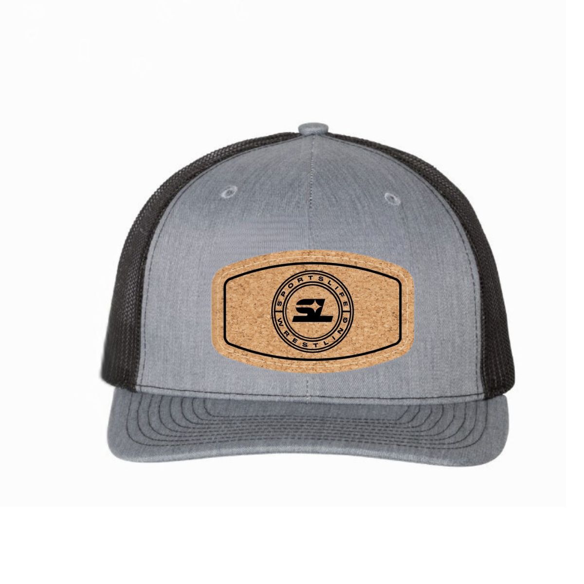 Heather Gray Richardson 112 Hat with Cork Patch